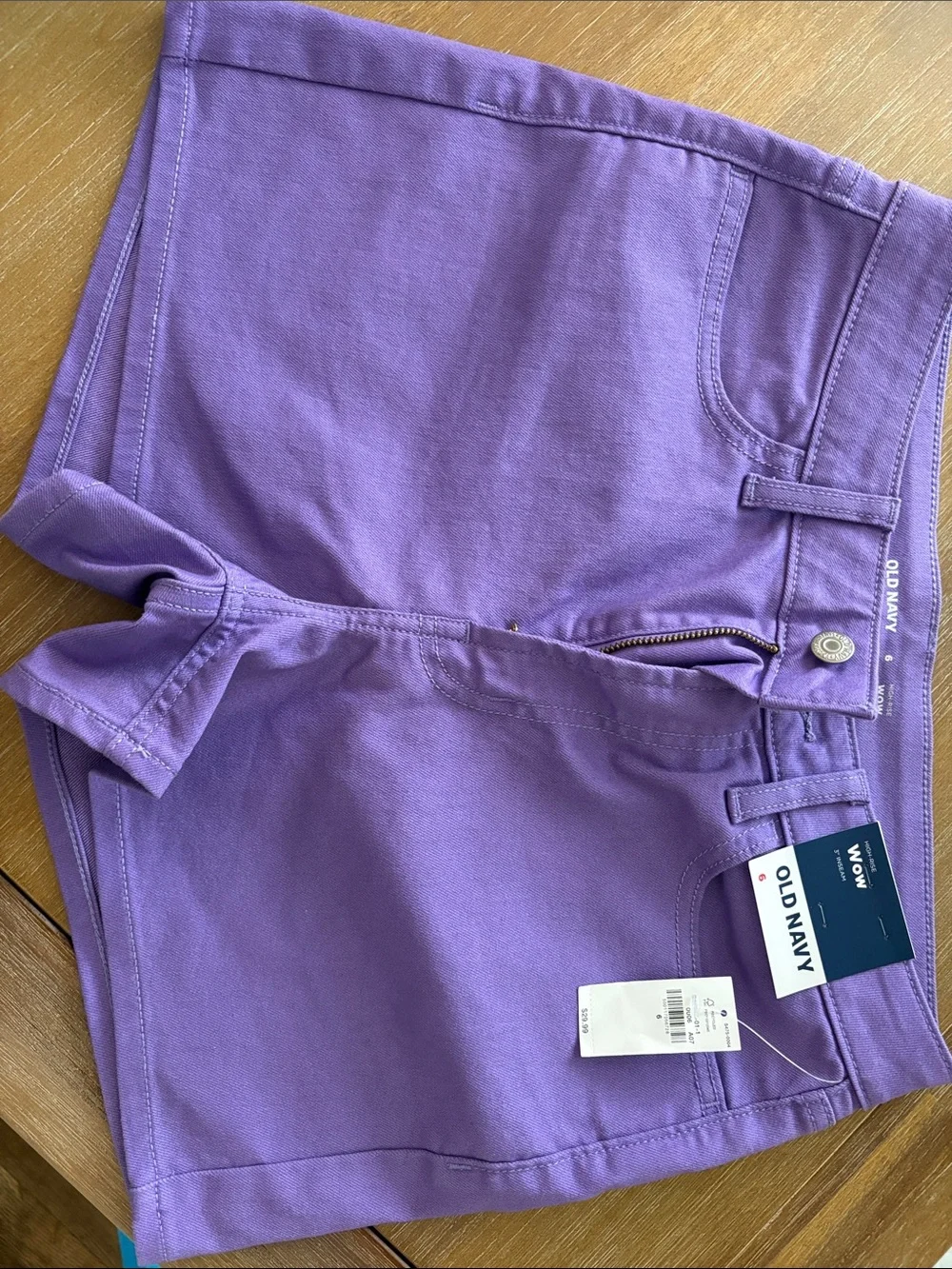 Old Navy Lavender Purple Denim Shorts